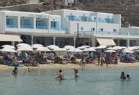 Kosmoplaz Hotel Mykonons - Platis Gialos Beach, Mykonos Island Greece / Click Image to view larger version