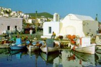 Paros island, cyclades islands, Greece - Naoussa port