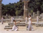 Elia, Peloponnese, Greece - Ancient Olympia the holy flame / click image to enlarge
