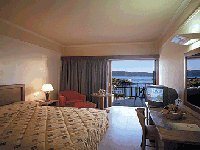 Hinitsa Bay Hotel - Bedroom - Porto Heli, Peloponnese, Greece / click image to enlarge