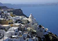 Santorini Island Greece (View of Fira Town) - Santorini Home