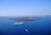 Santorini Island Greece - View of the Santorini Volcano