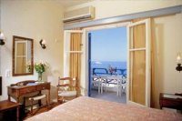 Kamari Beach Hotel, Kamari beach, Santorini Island, Greece / click image to enlarge